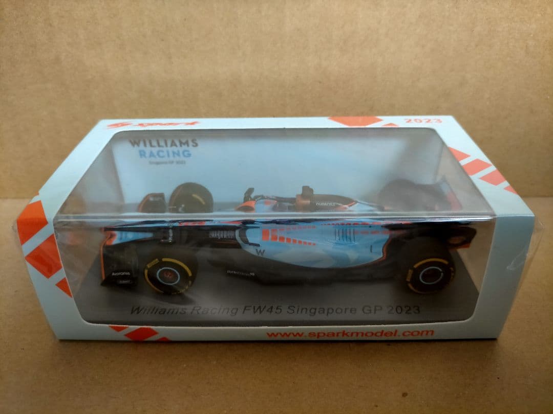 SPARK 1/43 ウィリアムズ F1 FW45 アルボン 2023 Gulf