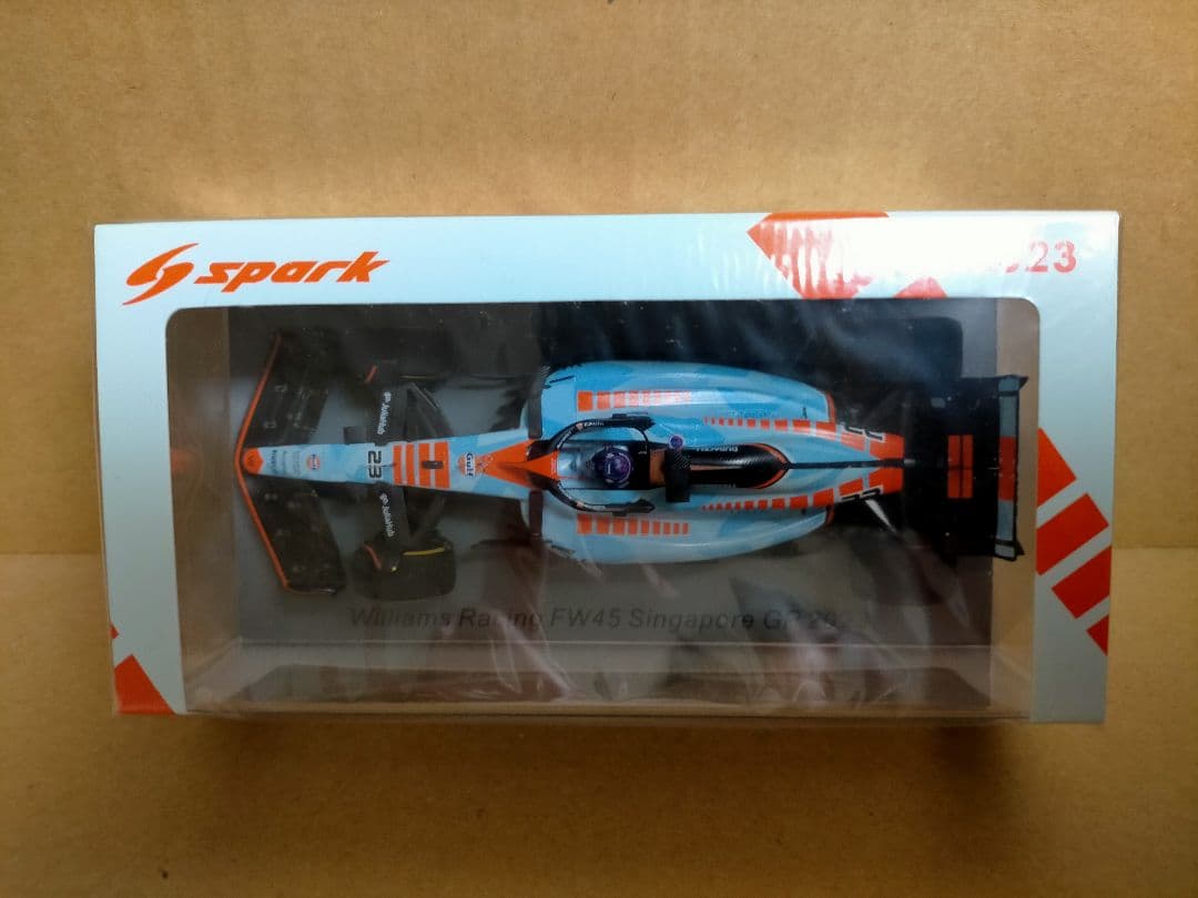 SPARK 1/43 ウィリアムズ F1 FW45 アルボン 2023 Gulf