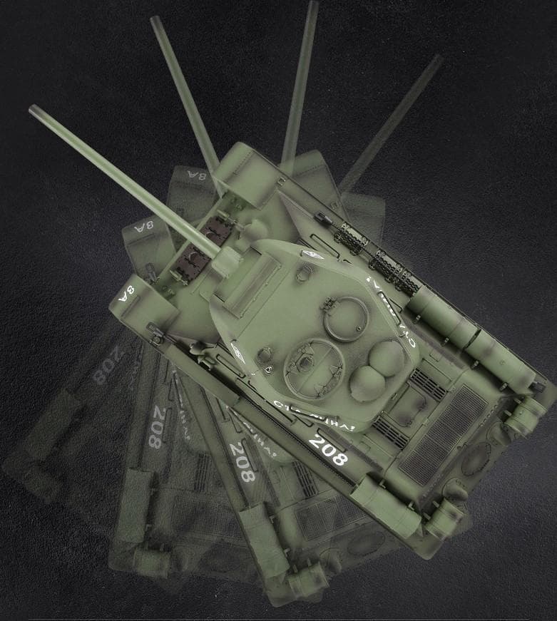 1/16サイズ戦車ラジコン　ソ連T34　ヘンロン3909-1　基板7.0