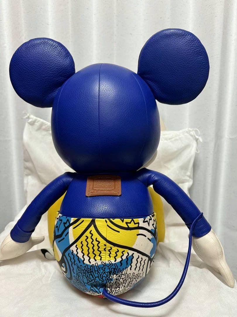COACH ミッキー×キースヘリング ラージ レザー ぬいぐるみ ディズニー