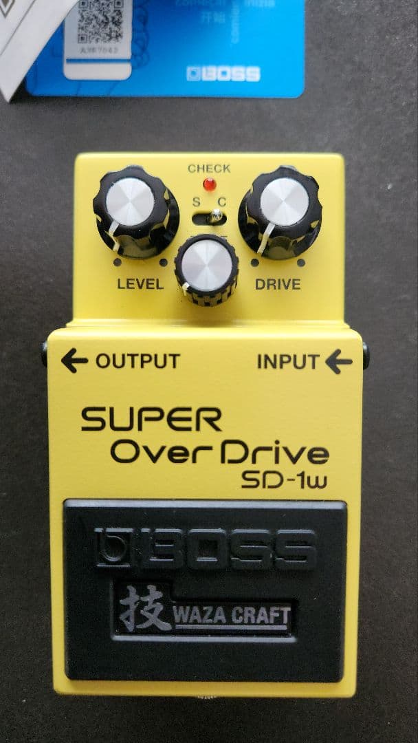 美品BOSS SD-1W オーバードライブエフェクター