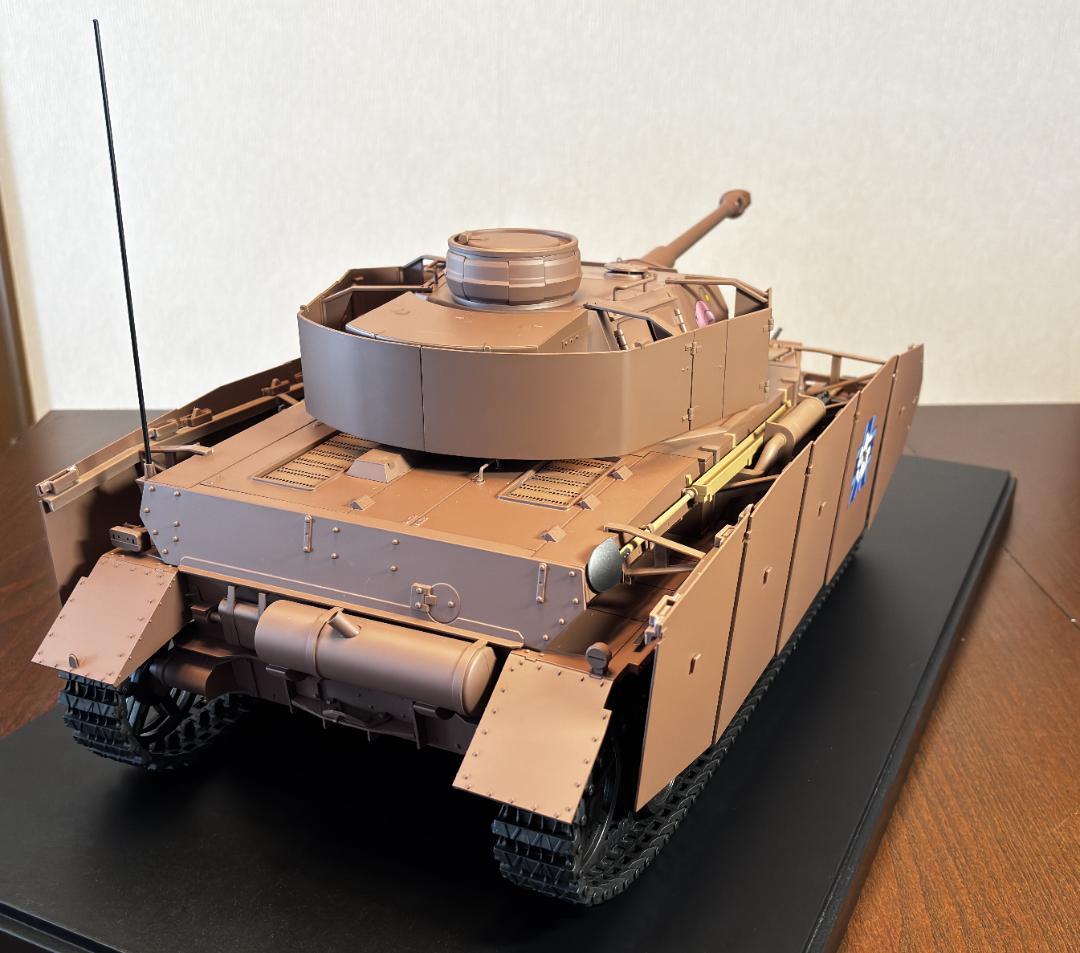アシェット1/12 ガールズアンドパンツァーⅣ号戦車Ｈ型（Ｄ型改）完成品