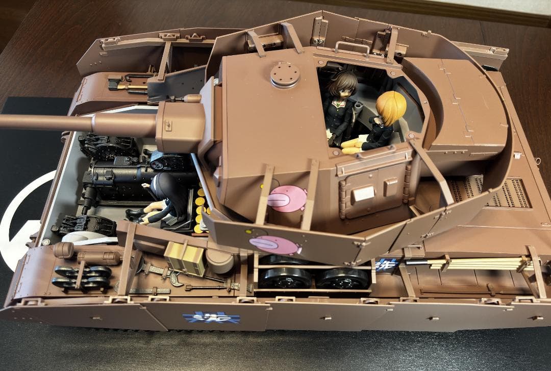 アシェット1/12 ガールズアンドパンツァーⅣ号戦車Ｈ型（Ｄ型改）完成品