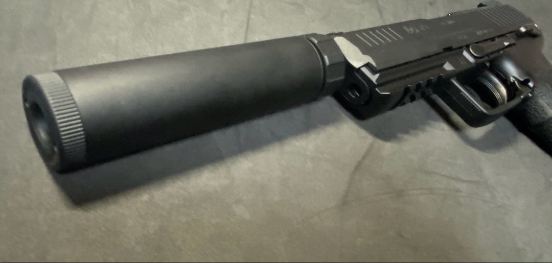 美品　東京マルイ HK45 タクティカルブラック ガスブローバック サイレンサ