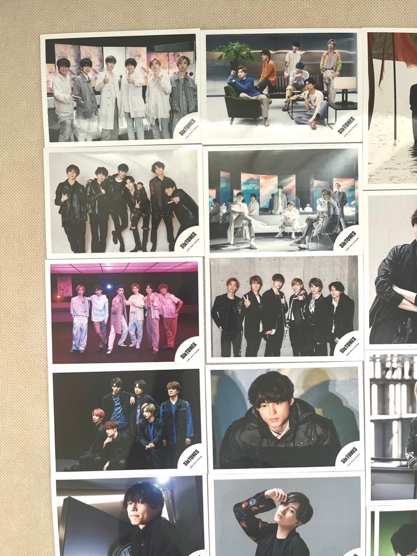 142品 SixTONES 京本大我 松村北斗 デタカ厚紙 公式写真 まとめ売り