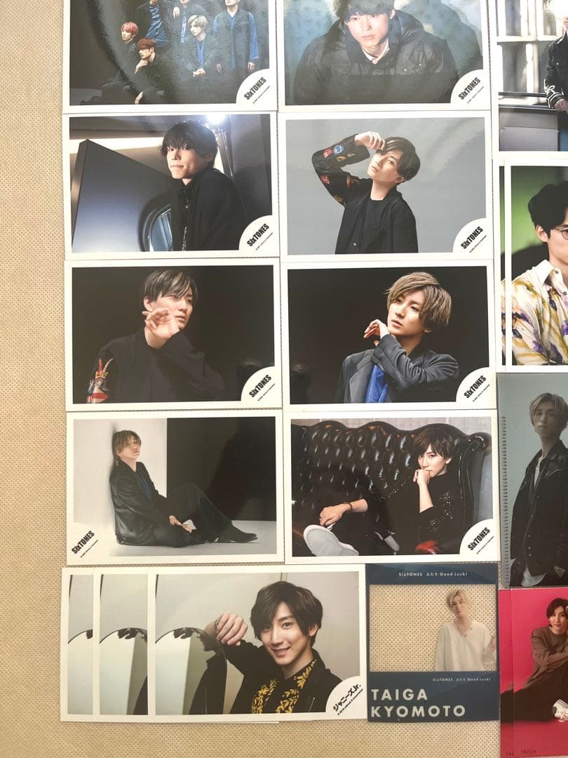142品 SixTONES 京本大我 松村北斗 デタカ厚紙 公式写真 まとめ売り