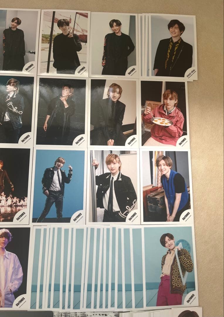 142品 SixTONES 京本大我 松村北斗 デタカ厚紙 公式写真 まとめ売り