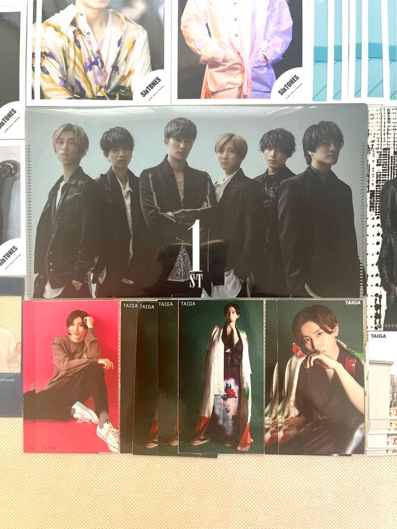 142品 SixTONES 京本大我 松村北斗 デタカ厚紙 公式写真 まとめ売り