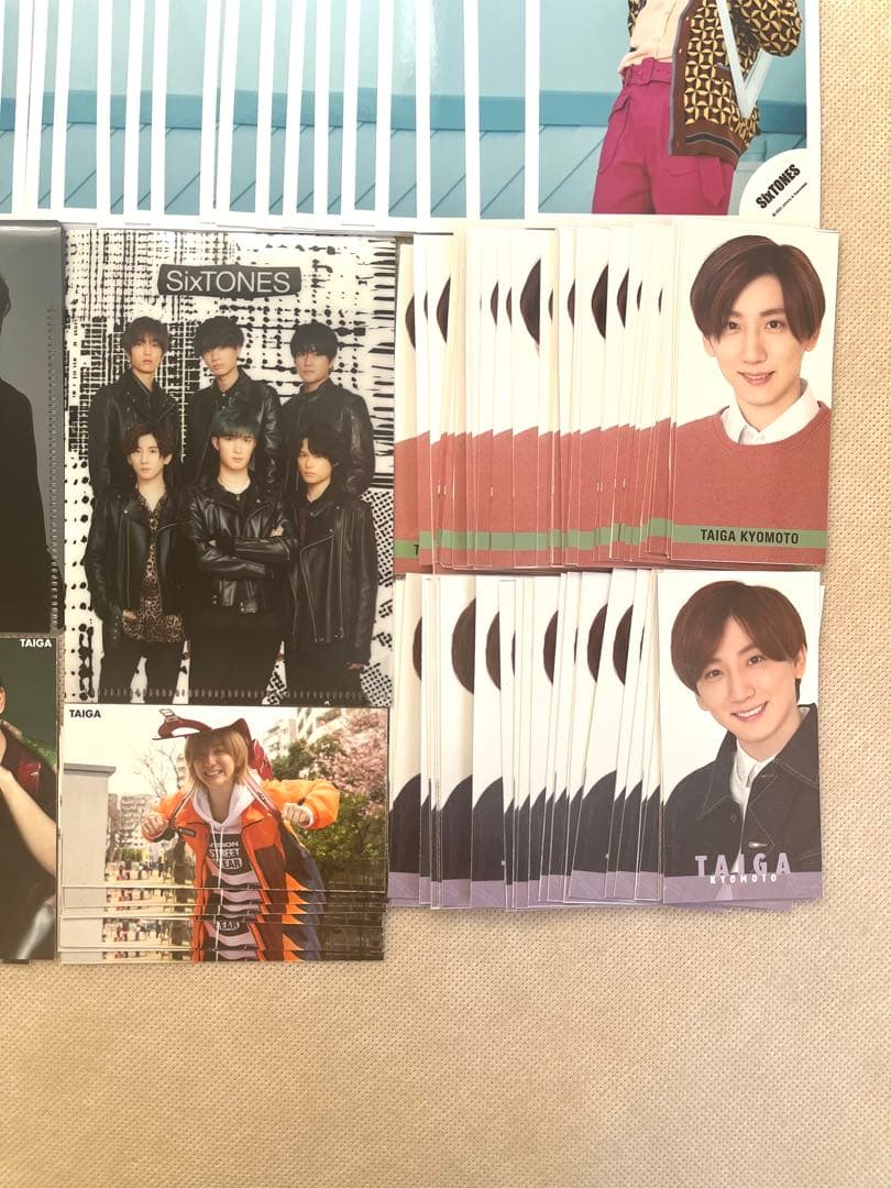 142品 SixTONES 京本大我 松村北斗 デタカ厚紙 公式写真 まとめ売り
