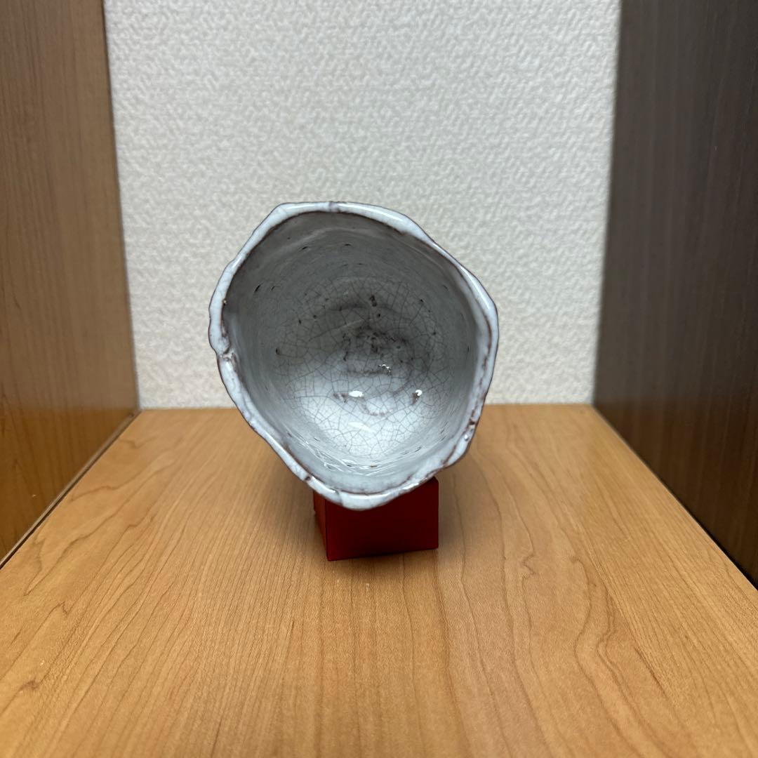 久保田耕一　白萩筒茶盌　湯呑
