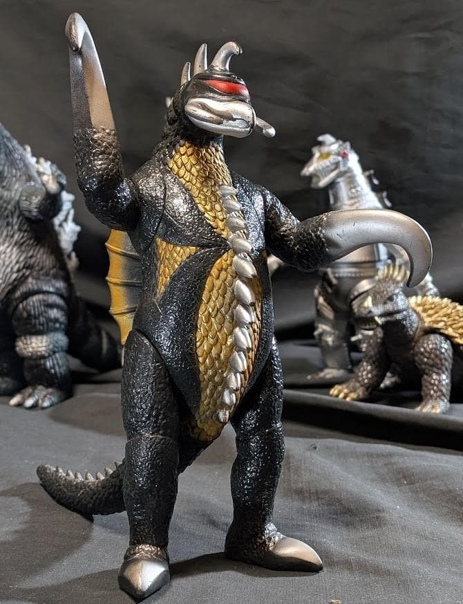 昭和ゴジラ・メカゴジラ・メガロ・ガイガン・アンギラス（バンダイ）ソフビ５体セット