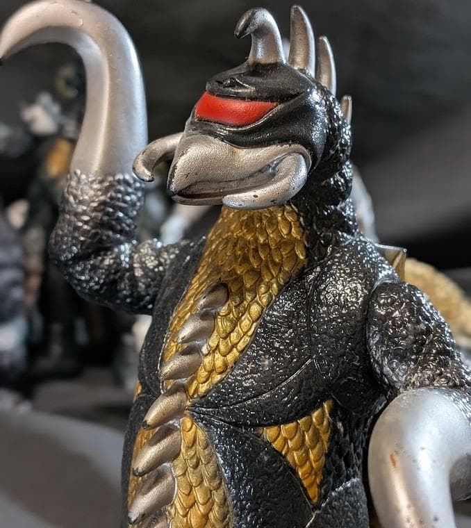 昭和ゴジラ・メカゴジラ・メガロ・ガイガン・アンギラス（バンダイ）ソフビ５体セット