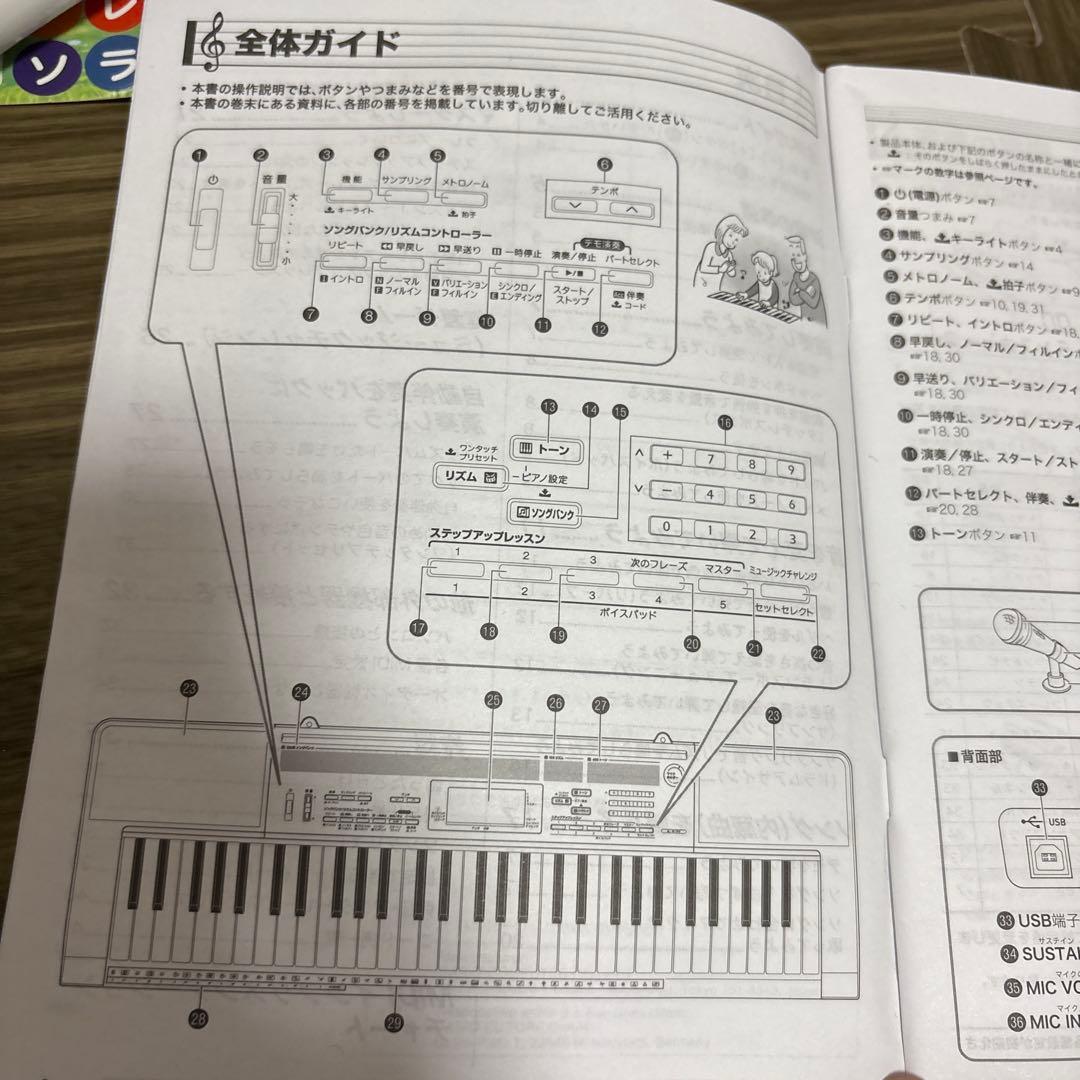 カシオ 61鍵盤 光ナビゲーションキーボード LK-118