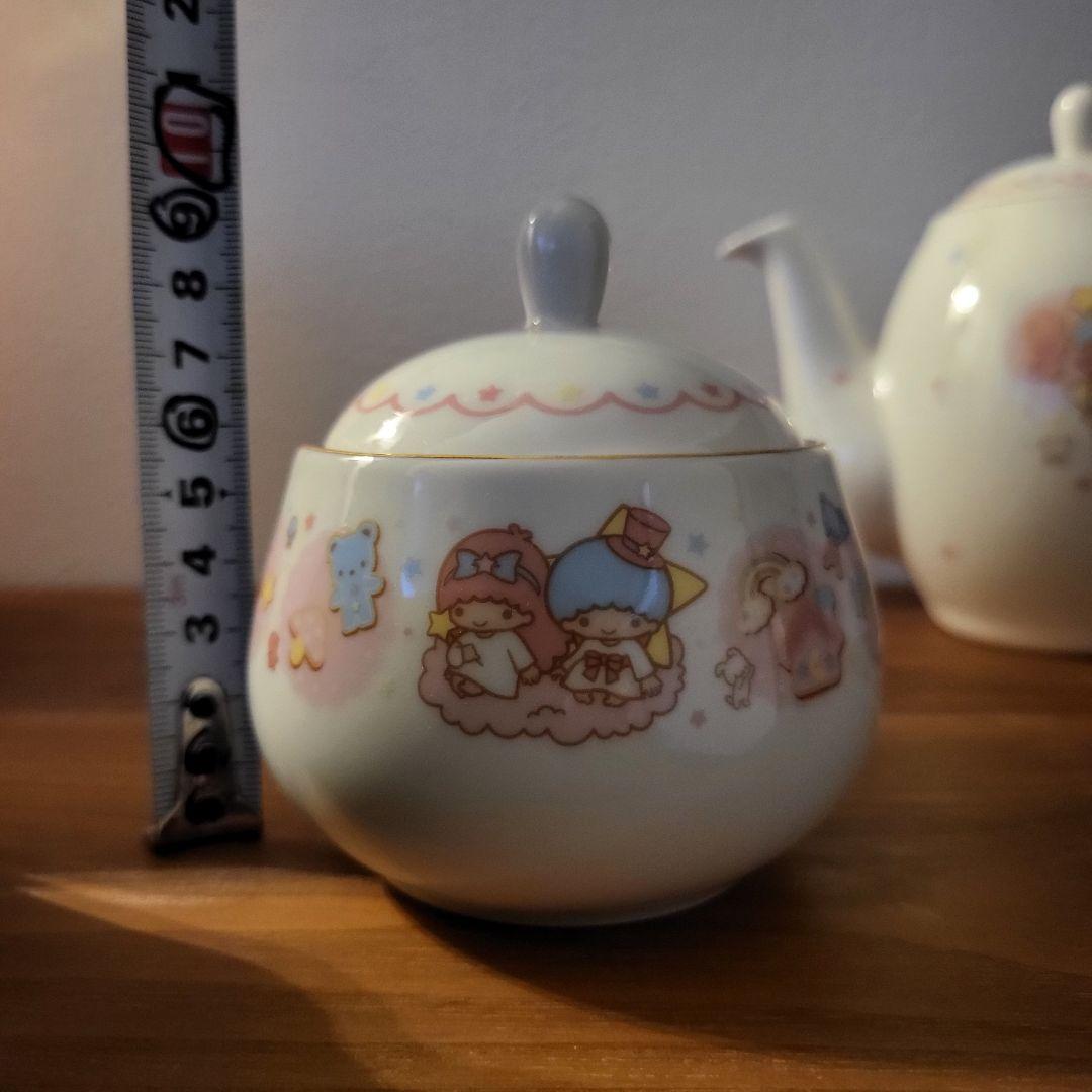 リトルツインスターズ ティーポットとシュガーポットセット