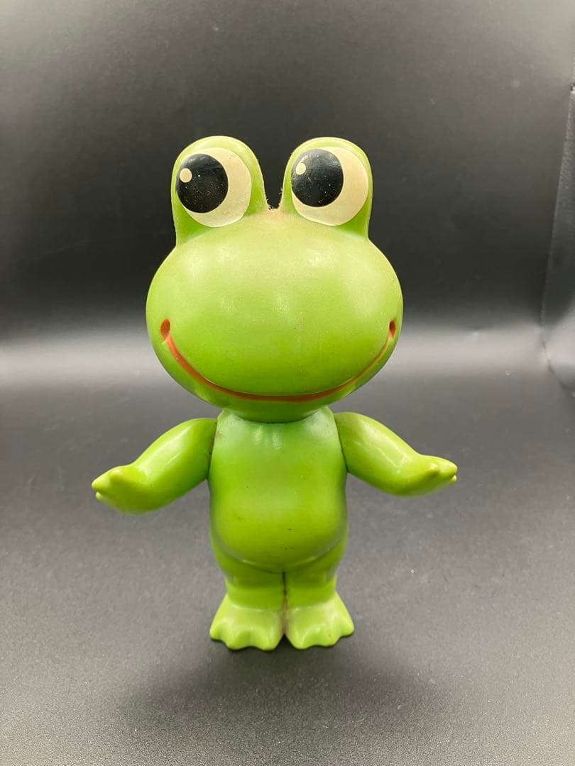 【昭和レトロ】コルゲンコーワ　コロちゃんソフビ3体セット　おまけケロちゃん付