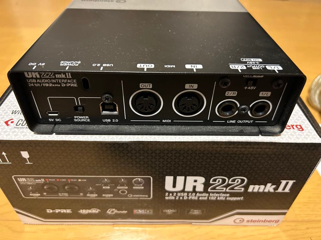 Steinberg UR 22 mkII USBオーディオインターフェース