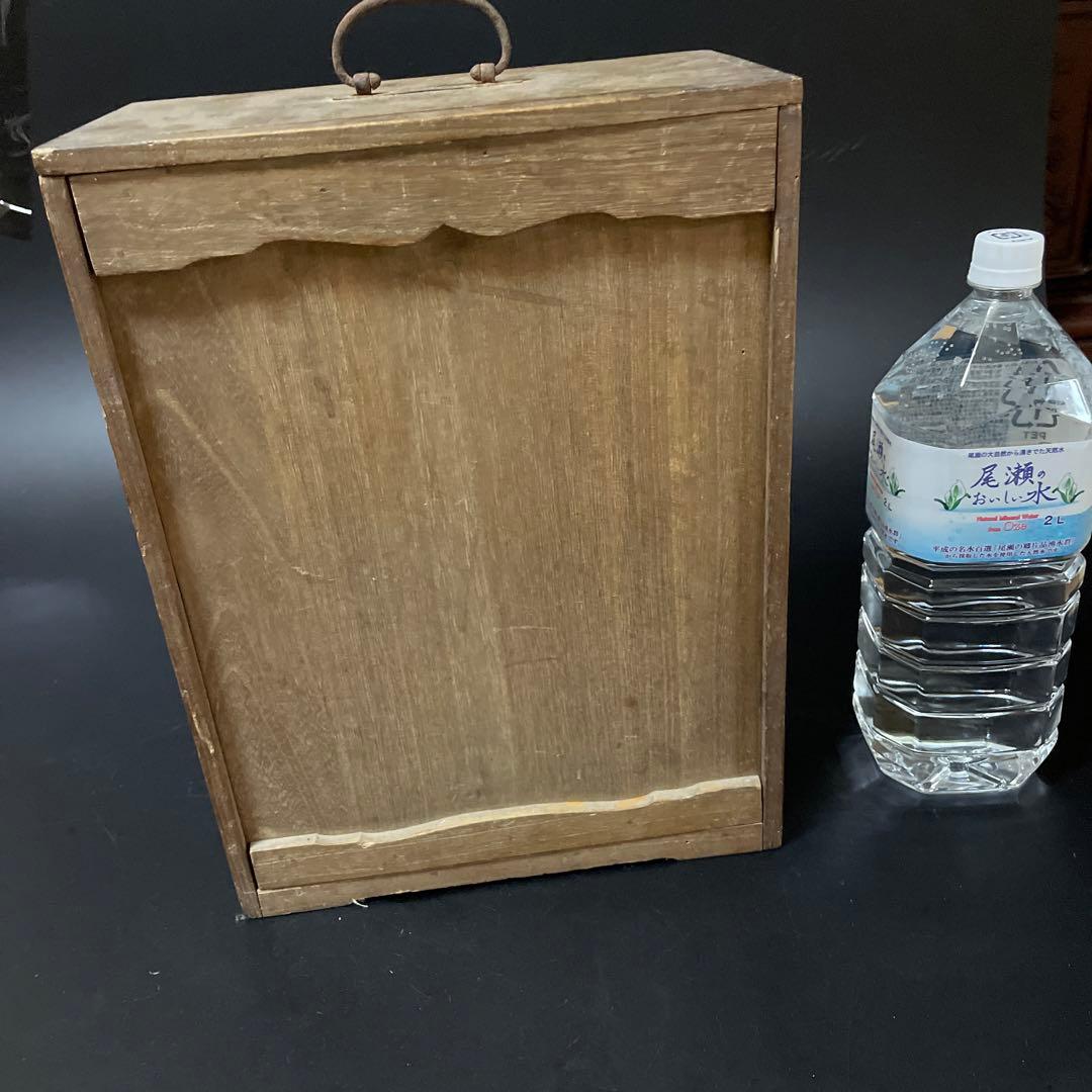 時代物　昔の木製弁当箱　欅　お重箱