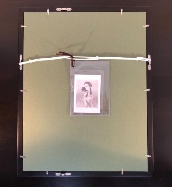 ◆鑑定 登録済◆保証：東郷青児「婦人像」水彩 額装 絵画 洋画家