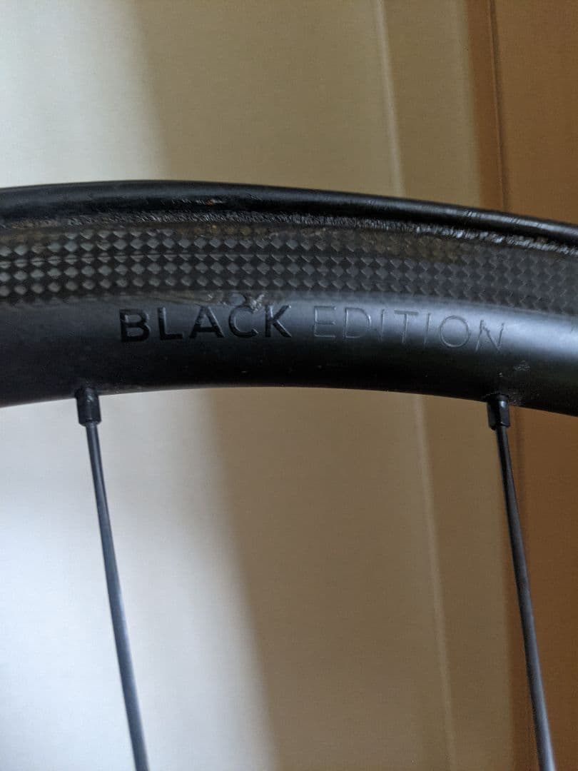 PRIME Black Edition 28 チューブラー リムホイールセット