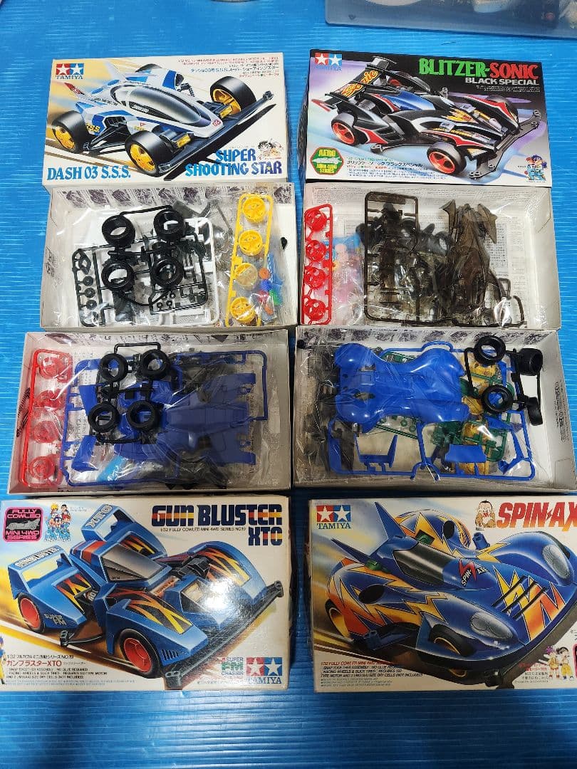 9/10まで出品 ミニ四駆 55台まとめ売り 未組立品 ビートマグナムGPA