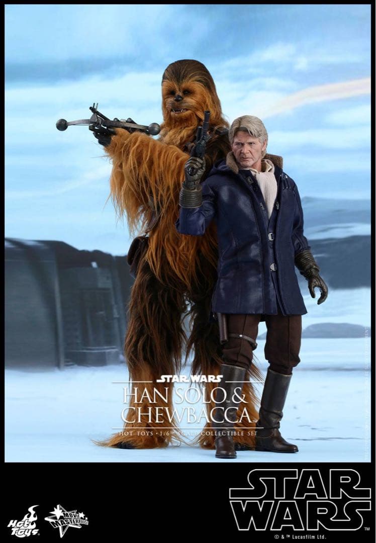 スターウォーズ ホットトイズ マスターピース ハン・ソロ & チューバッカ