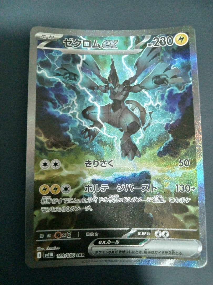 ポケモンカードゲーム　ゼクロムex SAR