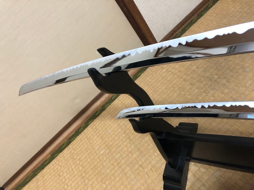模造刀　大小　刀掛け　セット