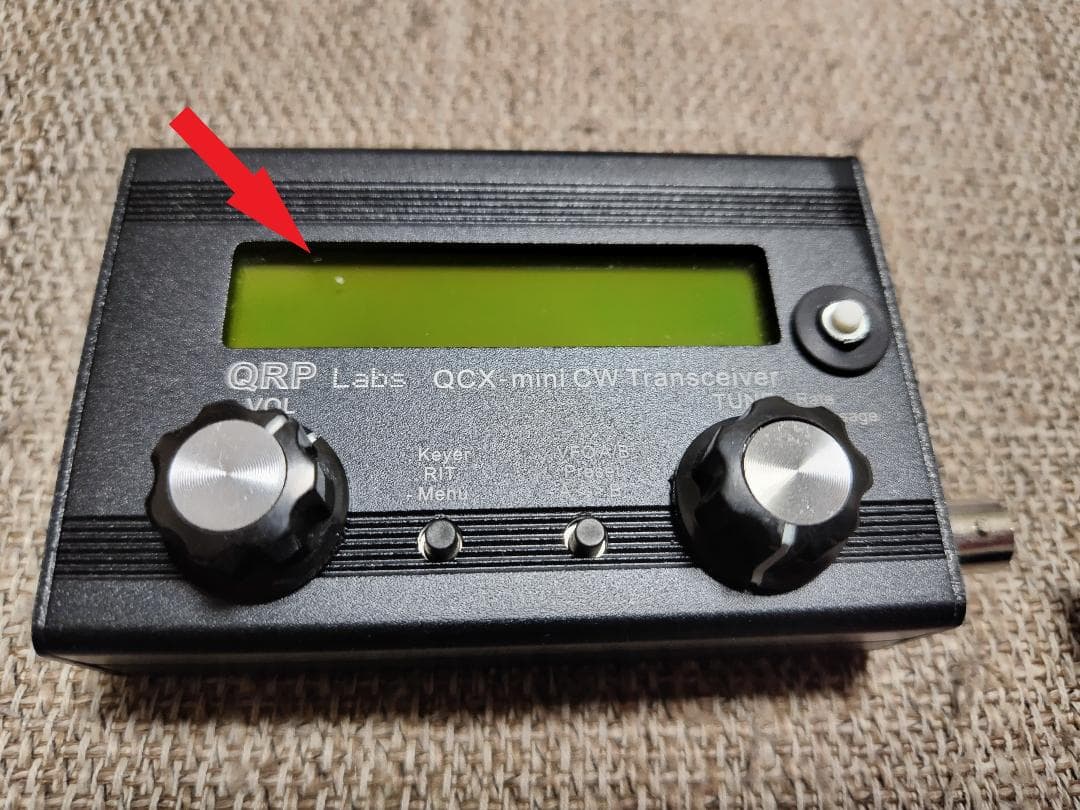 CW QRP 7Mhz トランシーバー QCX-mini 5W