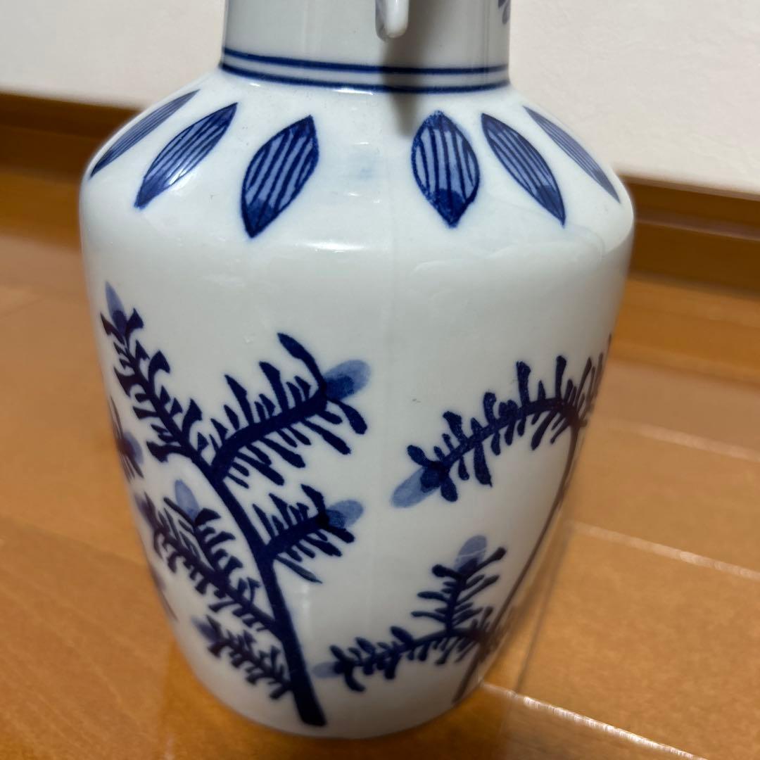 染付高砂の花瓶