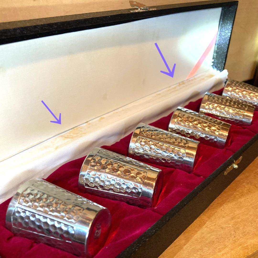 錫半 本錫 鎚起錫器 酒器 お猪口 ショットグラス