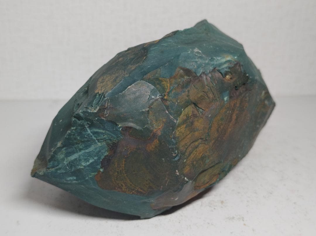 出雲石 4.3kg 碧玉 青瑪瑙 原石 鑑賞石 自然石 誕生石 鉱物 鉱石 水石