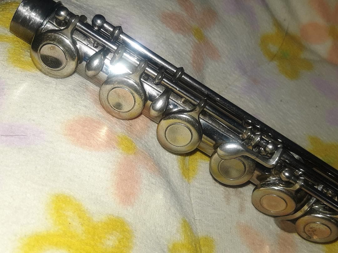 頭部管銀製　SANKYO　ETUDE　TOKYO　分解調整済　良音(^^♪