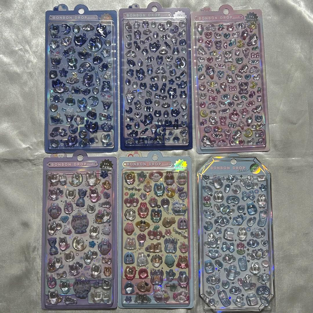 正規品 ボンボンドロップシール ウォーターシール おはじきシール まとめ売り