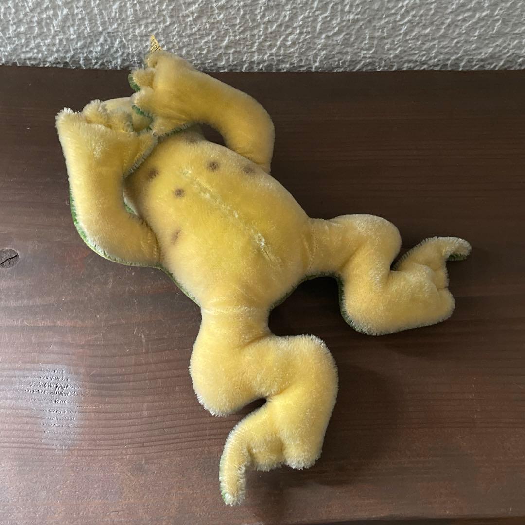 アンティークカエル ぬいぐるみ ヴィンテージ シュタイフ 蛙 Steiff