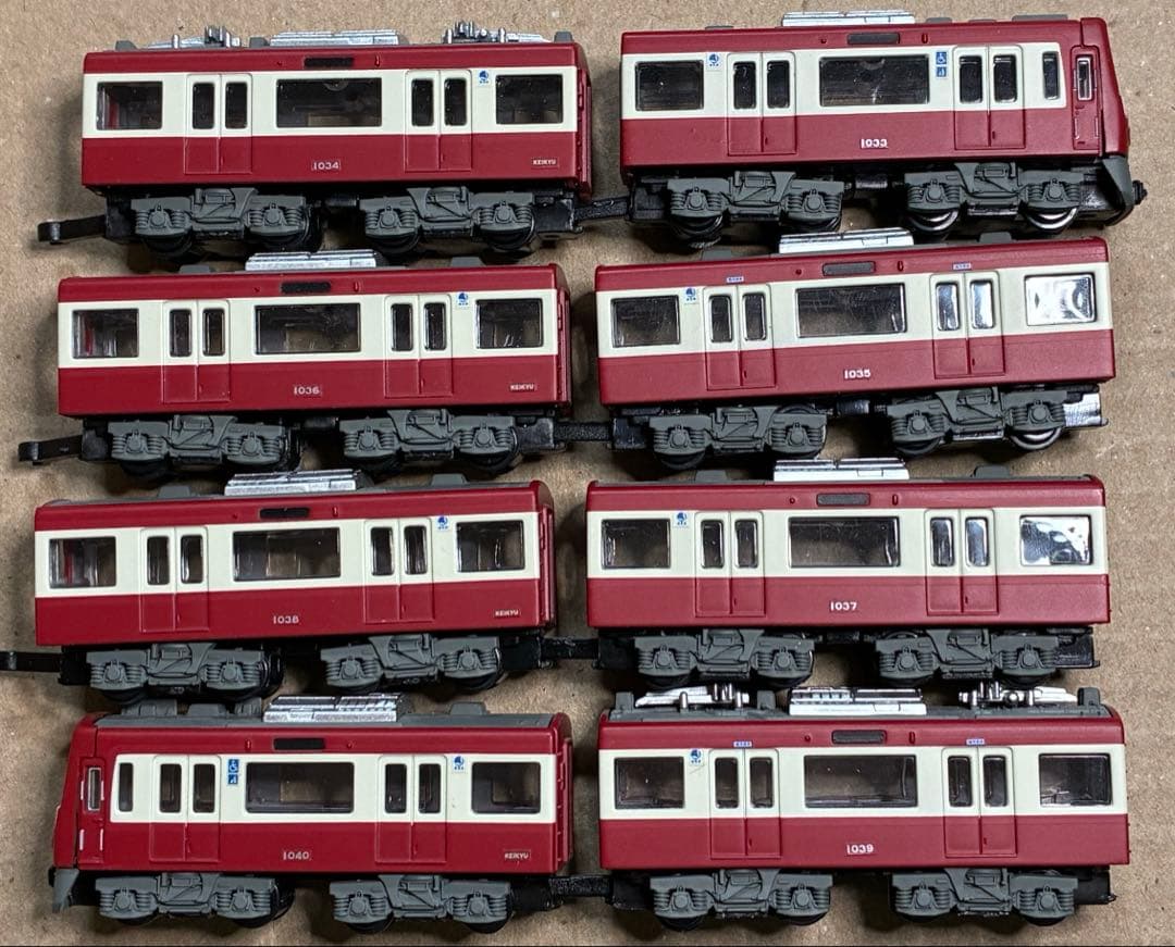 ・Bトレ・京急1000系（アルミ車）8両フル編成