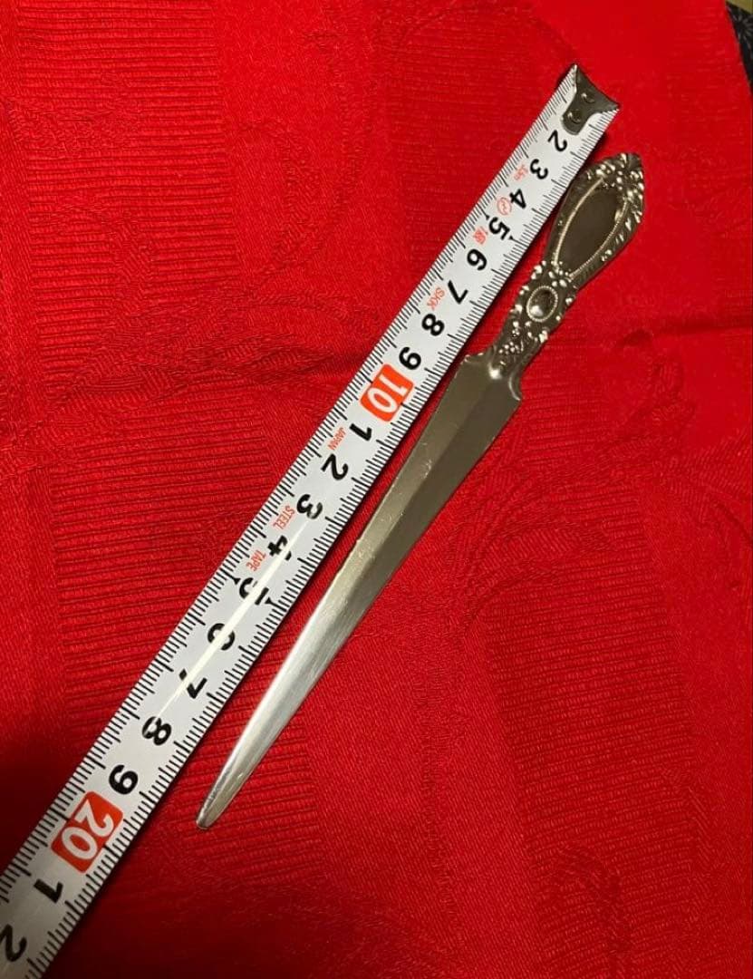 純銀　スターリングシルバー　ペーパーナイフ　滅多に出ない逸品　美品極上 銀高騰中