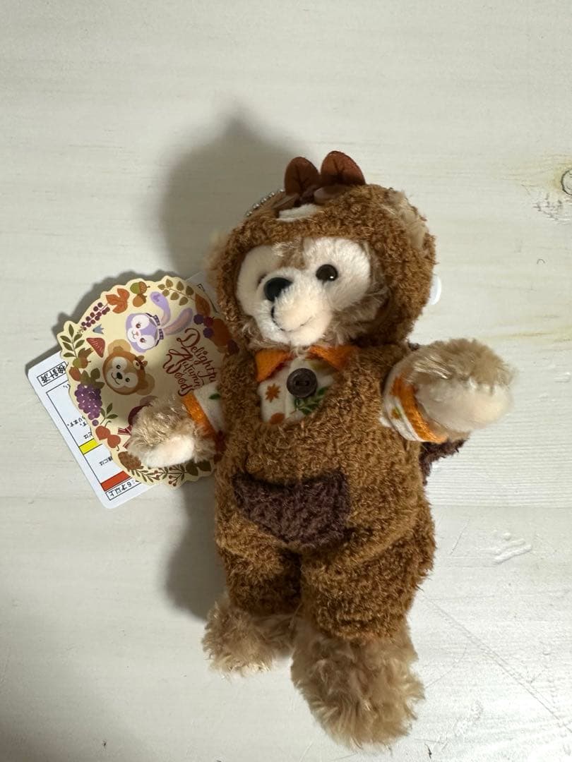 【入手困難】ダッフィー＆フレンズ 秋のぼうけん ぬいぐるみバッジ タグ付き 新品
