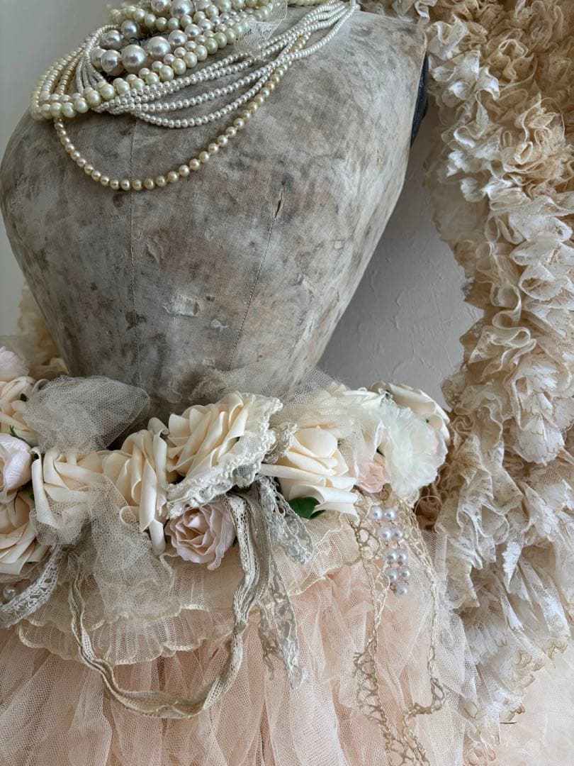 アンティーク雑貨 Romantic Rose Garland.
