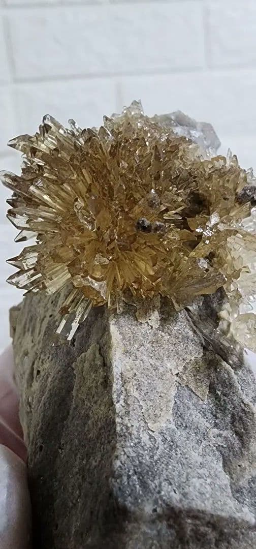 モロッコ産アラゴナイトの花　 (　花火 )