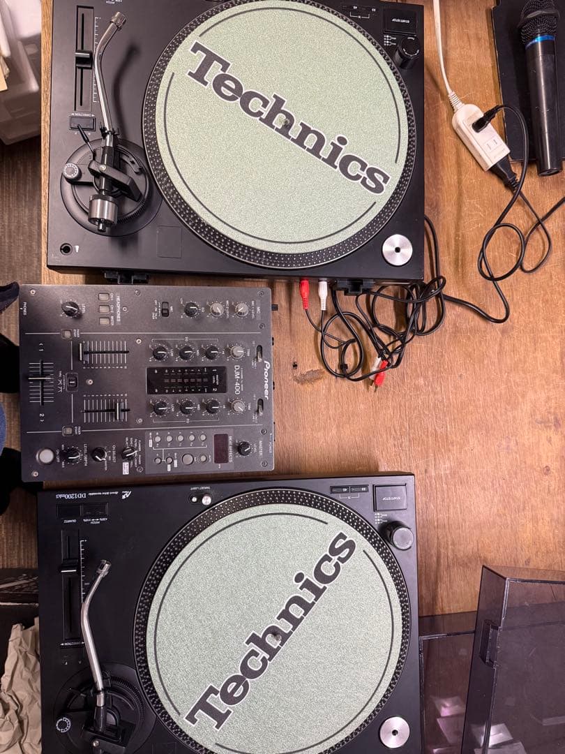 DJフルセットターンテーブル2台 DJM-400 Serato SL2動作確認済