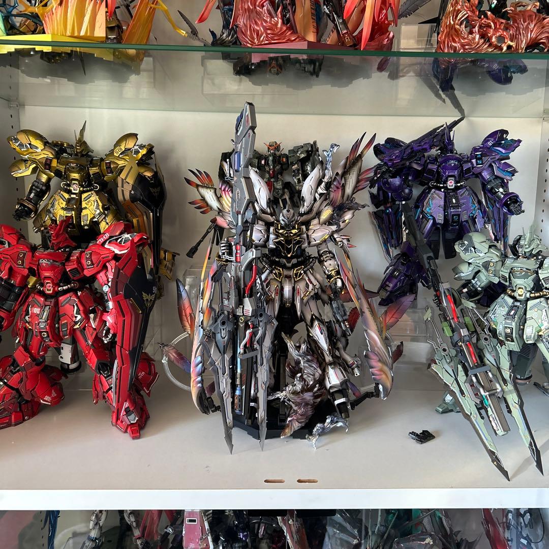 ガンプラ 塗装済み完成品 シナンジュ 修正改造
