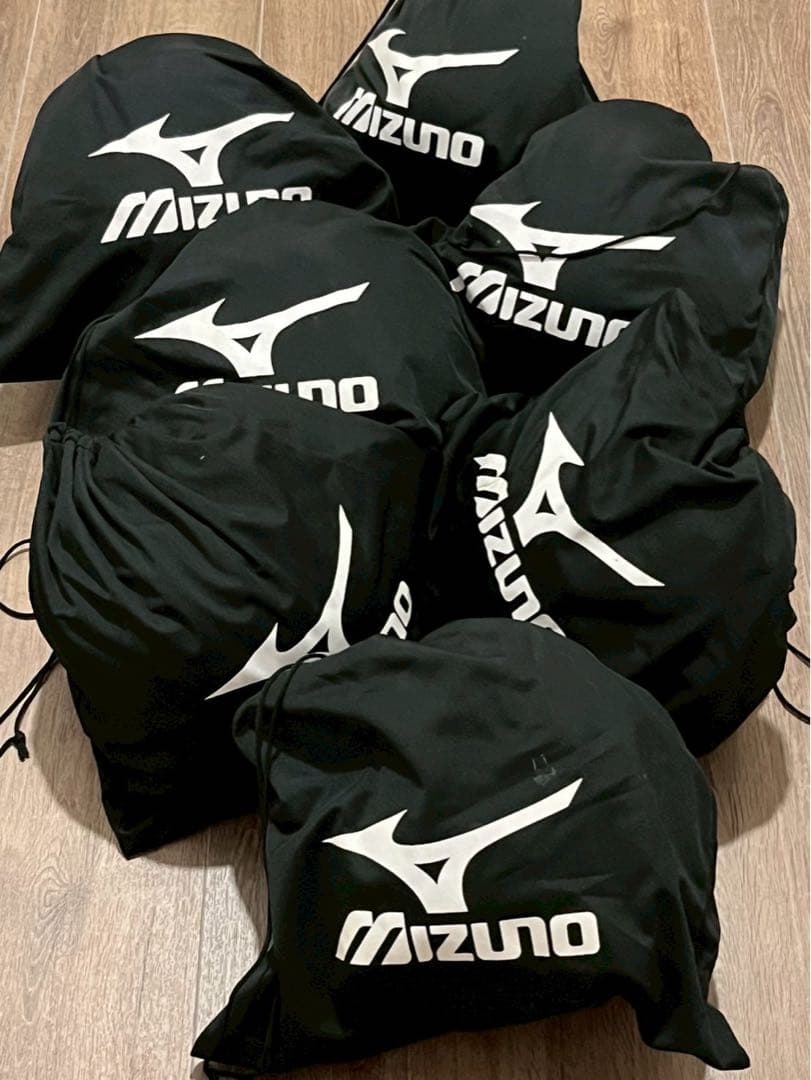 ミズノ 軟式ヘルメット7点 両耳 美品 3点程未使用あり ブラック