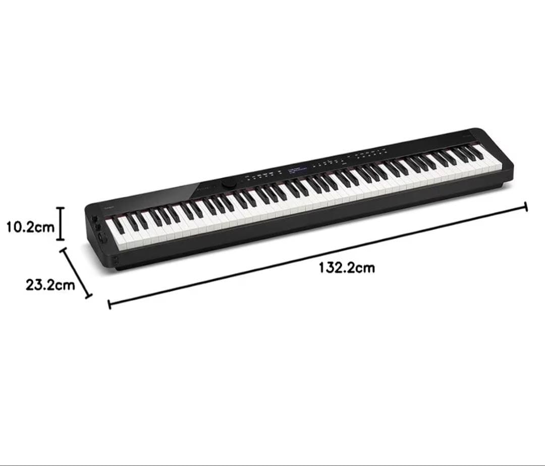 ①CASIO(カシオ) PX-S3100BK ブラック Privia 電子ピアノ