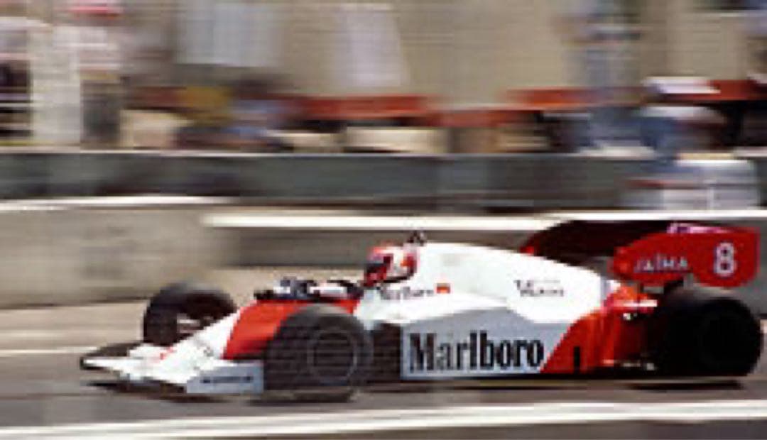 （貴重）F1 McLaren MP4/8 ニキラウダ直筆サイン入1/43
