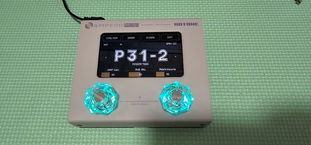Hotone Ampero Mini ギターエフェクター