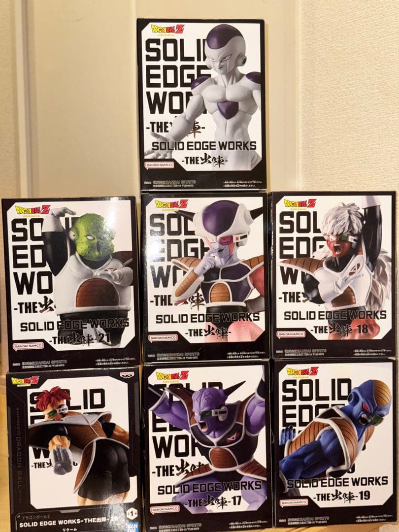 【初版品】 ドラゴンボール THE出陣 ギニュー特戦隊&フリーザ2種 未開封