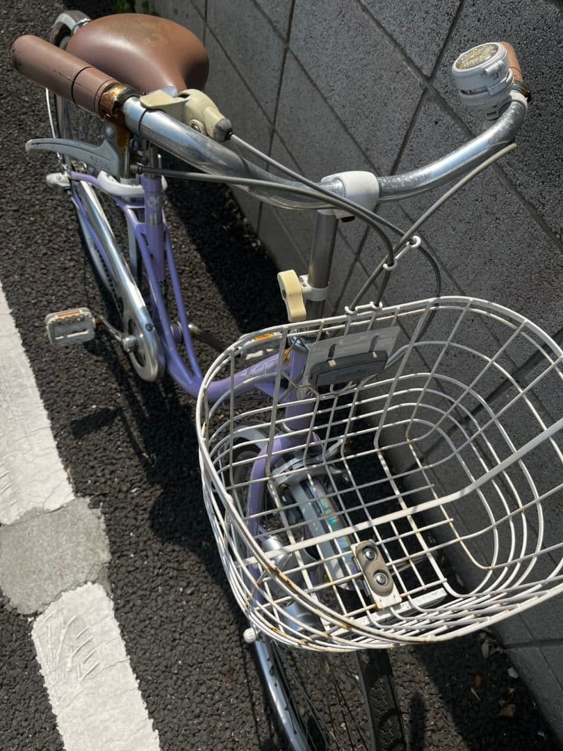 お引き取り限定 ブリヂストン 24インチ スイートピー 内装3段ギア