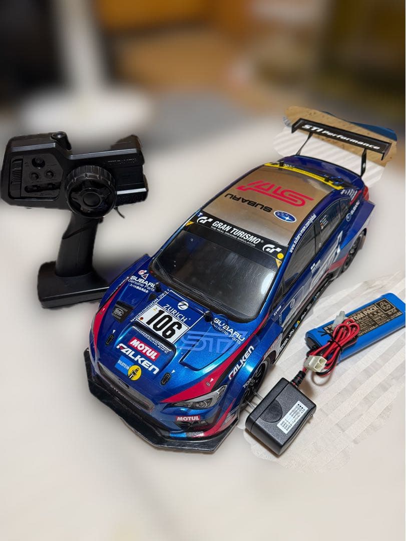 タミヤラジコンtt02シャーシ Subaru WRX STI