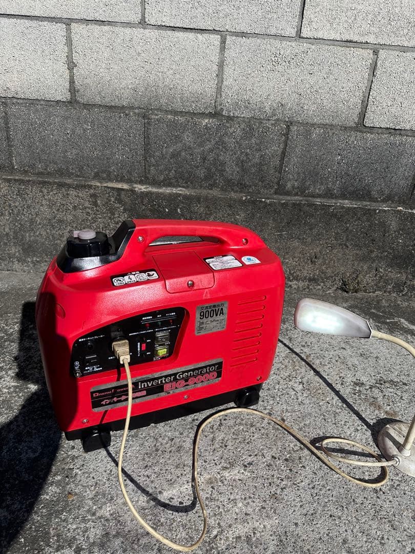 （動作確認済み）ナカトミ EIG-900D 900VA インバーターエンジンok