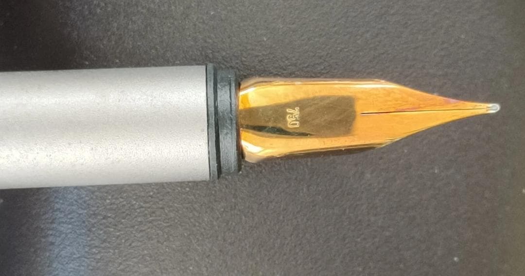 1980年代 Montblanc モンブラン 万年筆 シルバー 18K 750